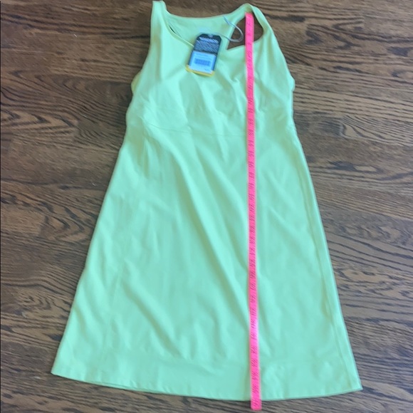 NWT Toad & co Title Nine Lime Green Dress M - Picture 6 of 9